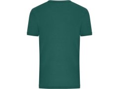 Daiber 8040 Pánské bio tričko s jemným žebrováním 02.8040 smoky green 7