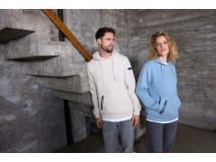 Daiber 8046 Pánská interlock mikina s kapucí 02.8046 milky blue 7