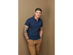 Stedman Stretch Polo Pánské elastické piqué polo z těžké bavlny 05.9640 blue midnight 3