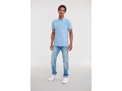 Russell Athletic 566M Pánské elastické piqué polo 10.566M white 2