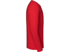 Fruit of the Loom Iconic 195 LSL Pánské tričko z&nbsp;těžké bavlny s&nbsp;dl. rukávem 16.1360 red 4