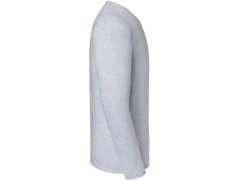 Fruit of the Loom Iconic 195 LSL Pánské tričko z&nbsp;těžké bavlny s&nbsp;dl. rukávem 16.1360 heather grey 6