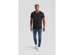 Fruit of the Loom Original V-Neck T Pánské tričko s výstřihem do V 16.1426 black 3