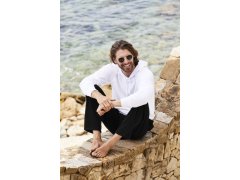 Fruit of the Loom Lightweight Hooded Sweat Pánská raglánová mikina s kapucí 16.2140 white 1