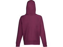 Fruit of the Loom Lightweight Hooded Sweat Pánská raglánová mikina s kapucí 16.2140 burgundy 4