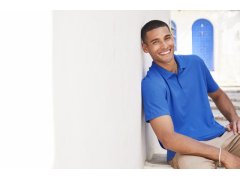 Fruit of the Loom Original Polo Pánské piqué polo 16.3050 black 2
