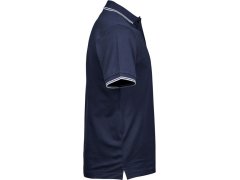 Tee Jays TJ 1407 Pánské elastické piqué polo "Stripe" 18.1407 navy/white 1