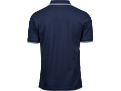 Tee Jays TJ 1407 Pánské elastické piqué polo "Stripe" 18.1407 navy/white 2