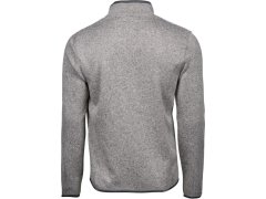 Tee Jays TJ 9615 Pánská melanžová pletená fleecová bunda 18.9615 grey melange 1