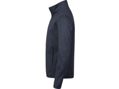 Tee Jays TJ 9615 Pánská melanžová pletená fleecová bunda 18.9615 navy melange 1