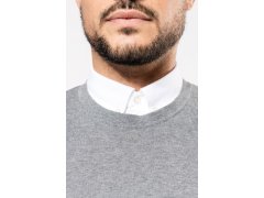 Kariban PK 900 Pánský svetr Supima® 20.0900 grey heather 5