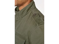 Kariban K 6164 Pánská bunda Safari 20.6164 washed light khaki 3