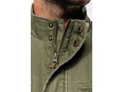 Kariban K 6164 Pánská bunda Safari 20.6164 washed light khaki 6