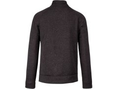 Kariban K 9106 Pánská melanžová pletená fleecová bunda 20.9106 dark grey melange 4
