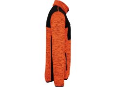 WK WK 9108 Pánská pracovní pletená fleecová bunda 20.9108 fluorescent orange melange/black 4
