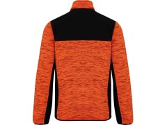 WK WK 9108 Pánská pracovní pletená fleecová bunda 20.9108 fluorescent orange melange/black 5