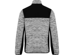 WK WK 9108 Pánská pracovní pletená fleecová bunda 20.9108 light grey melange/black 5