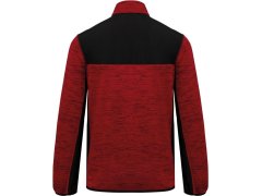 WK WK 9108 Pánská pracovní pletená fleecová bunda 20.9108 red melange/black 3