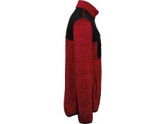WK WK 9108 Pánská pracovní pletená fleecová bunda 20.9108 red melange/black 5