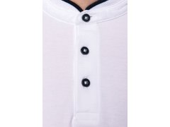 Kariban K 223 Pánské polo s mao límcem 20.K223 oxford grey/black 1
