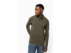 Kariban K 243 Pánské piqué polo s&nbsp;dlouhým rukávem 20.K243 chocolate 1