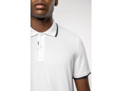 Kariban K 245 Pánské kontrastní piqué polo 20.K245 red/white/navy 5