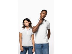 Kariban K 245 Pánské kontrastní piqué polo 20.K245 red/white/navy 7