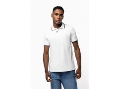 Kariban K 245 Pánské kontrastní piqué polo 20.K245 navy/white/light turquoise 1