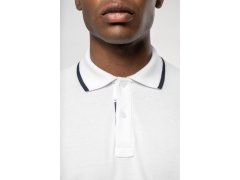 Kariban K 245 Pánské kontrastní piqué polo 20.K245 navy/white/light turquoise 6