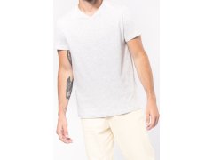 Kariban K 357 Pánské tričko s výstřihem do V 20.K357 chocolate 8