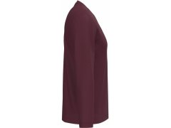 Kariban K 358 Pánské tričko do V s dl. rukávem 20.K358 wine 4