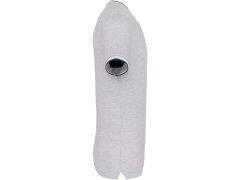 Kariban K 374 Pánské piqué tričko s&nbsp;výstřihem do V 20.K374 oxford grey/navy/white 2