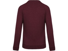 Kariban K 480 Pánská raglánová mikina z&nbsp;bio bavlny 20.K480 wine heather 1