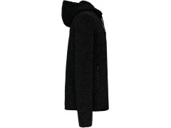 Kariban ProAct PA 365 Pánská pletená fleecová bunda s&nbsp;kapucí 20.P365 dark grey melange 7