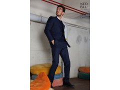 NEOBLU Marius Men (66) Pánské sako 24.164X anthracite melange 1