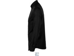 NEOBLU Blaise Men Mikro keprová košile s dlouhým rukávem 24.3182 deep black 6