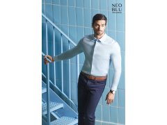 NEOBLU Balthazar Men Košile s dlouhým rukávem 24.3198 optic white 7