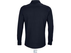 NEOBLU Basile Men Piqué košile s dlouhým rukávem 24.3777 night blue 4
