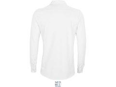 NEOBLU Basile Men Piqué košile s dlouhým rukávem 24.3777 optic white 4