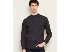 NEOBLU Bart Men Popelínová košile s dl. rukávem a mao límcem 24.3792 beige 6