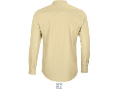 NEOBLU Bart Men Popelínová košile s dl. rukávem a mao límcem 24.3792 beige 8