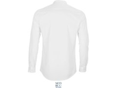NEOBLU Bart Men Popelínová košile s dl. rukávem a mao límcem 24.3792 optic white 8