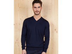 NEOBLU Sullivan Men Pánský svetr s výstřihem do V 24.3987 night blue 4