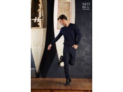 NEOBLU Sullivan Men Pánský svetr s výstřihem do V 24.3987 night blue 6