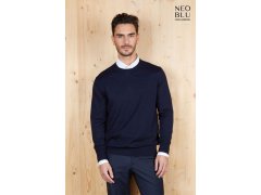 NEOBLU Stuart Men Pánský svetr 24.4037 night blue 5