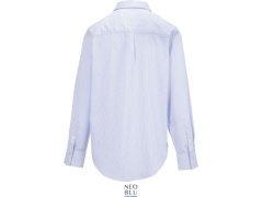 NEOBLU Baptiste Men Mikro keprová košile s&nbsp;dlouhým rukávem 24.4338 blue stripes 8