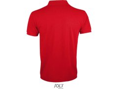 SOL´S Prime Men Pánské piqué polo z těžké bavlny 25.0571 red 2