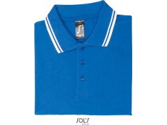 SOL´S Pasadena Men Pánské piqué polo 25.0577 royal blue/white 1
