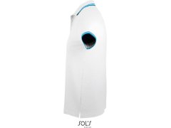 SOL´S Pasadena Men Pánské piqué polo 25.0577 white/aqua 1