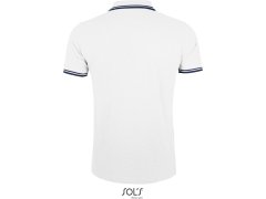 SOL´S Pasadena Men Pánské piqué polo 25.0577 white/navy 1